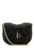 Burberry Women Black Leather Rocking Horse Shoulder Bag by Luosophy