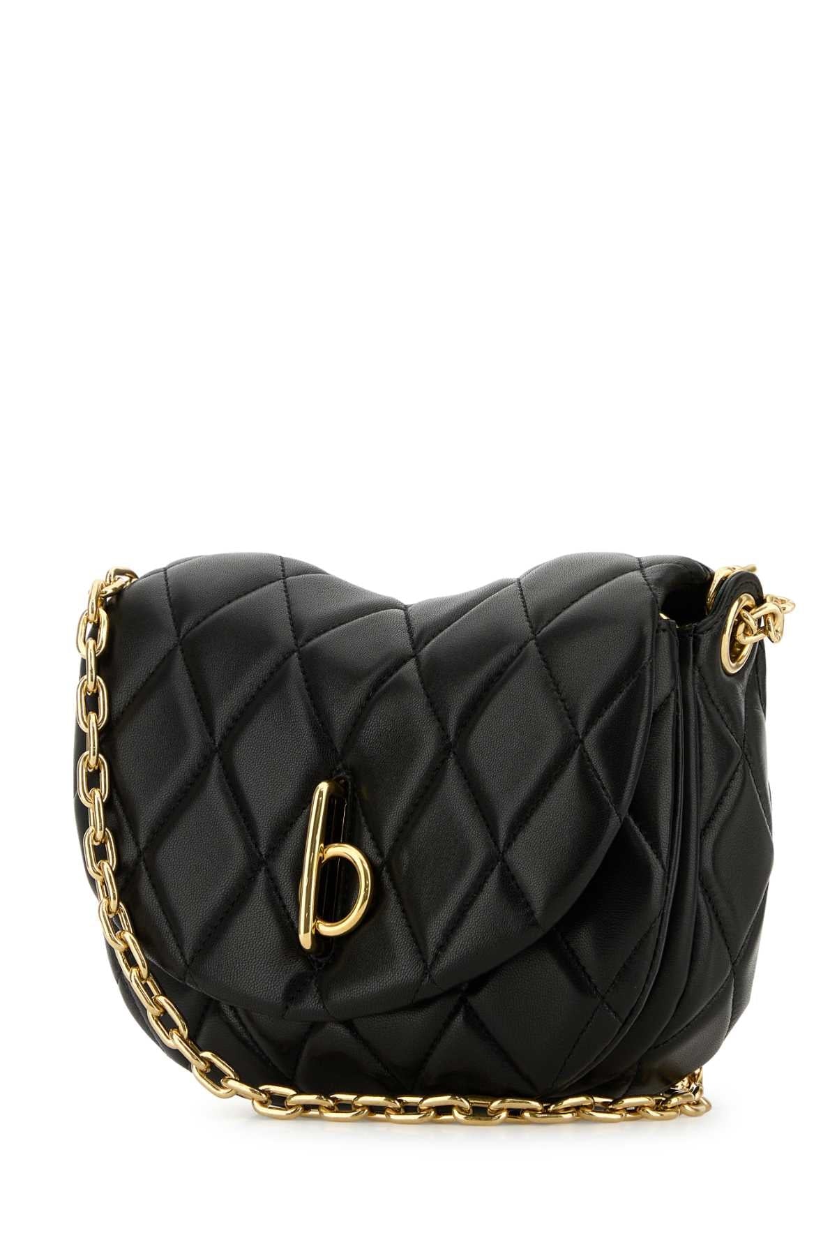 Burberry Women Black Leather Rocking Horse Shoulder Bag by Luosophy