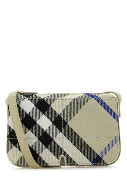 Burberry Women Embroidered Canvas Snip Crossbody Bag by Luosophy