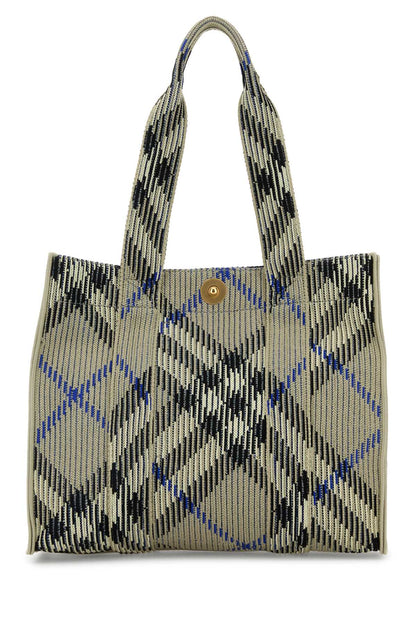 Burberry Women Embroidered Canvas Shopping Bag by Luosophy