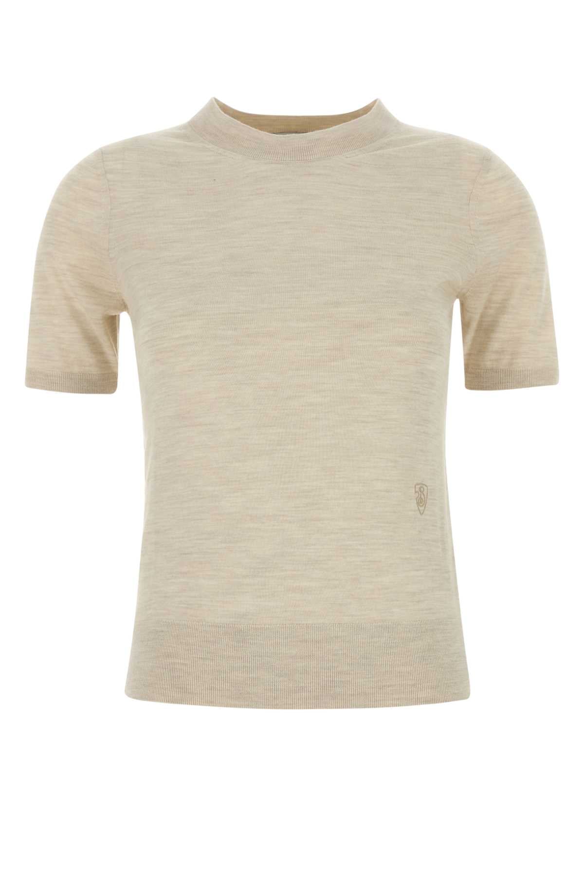 Burberry Women Sand Wool T-Shirt by Luosophy
