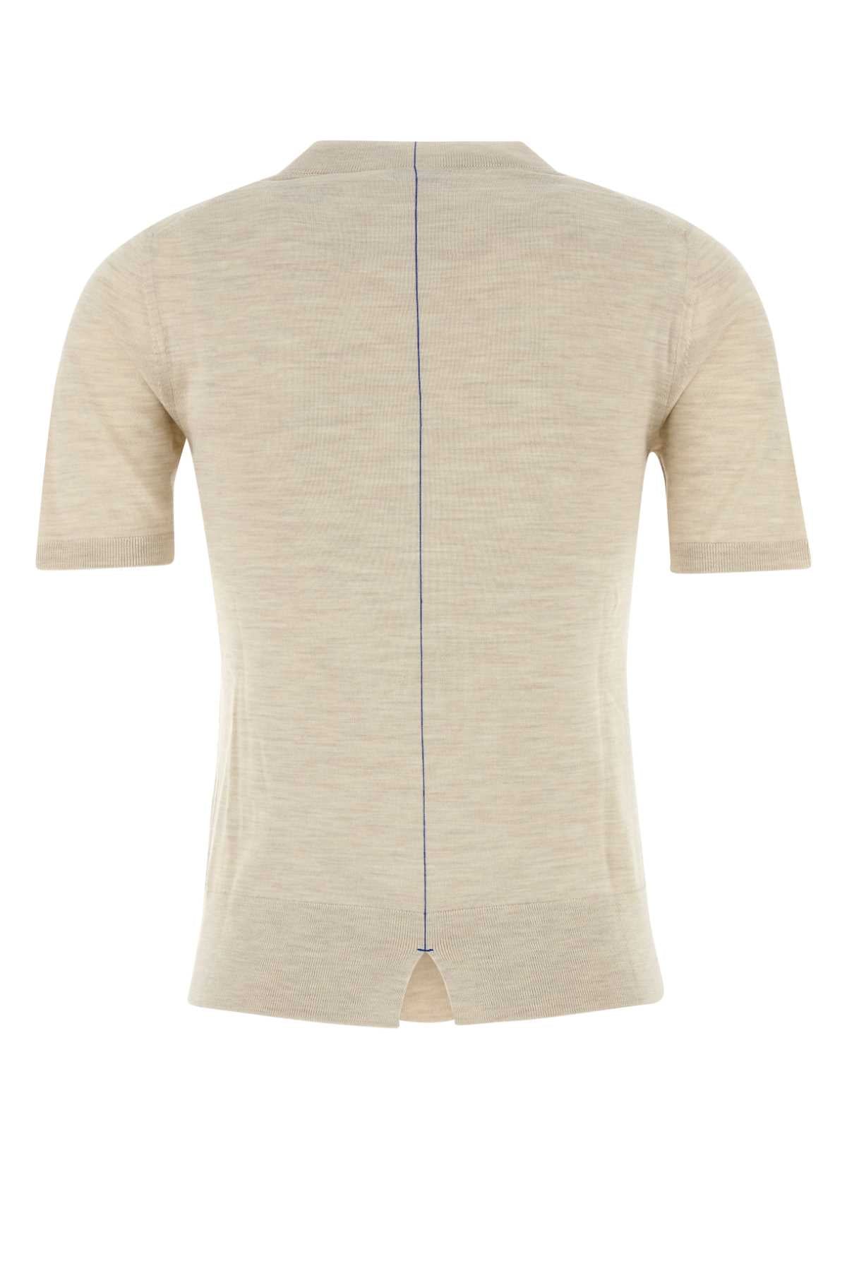 Burberry Women Sand Wool T-Shirt by Luosophy