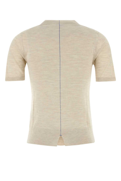 Burberry Women Sand Wool T-Shirt by Luosophy