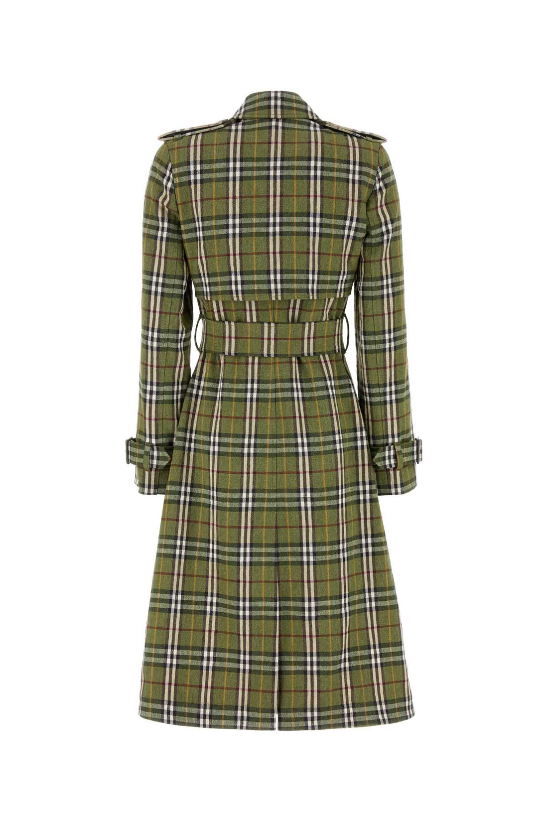 Burberry Women Embroidered Stretch Linen Trench Coat by Luosophy