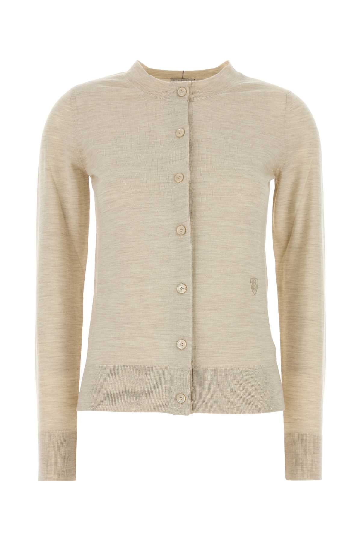 Burberry Women Sand Wool Cardigan by Luosophy