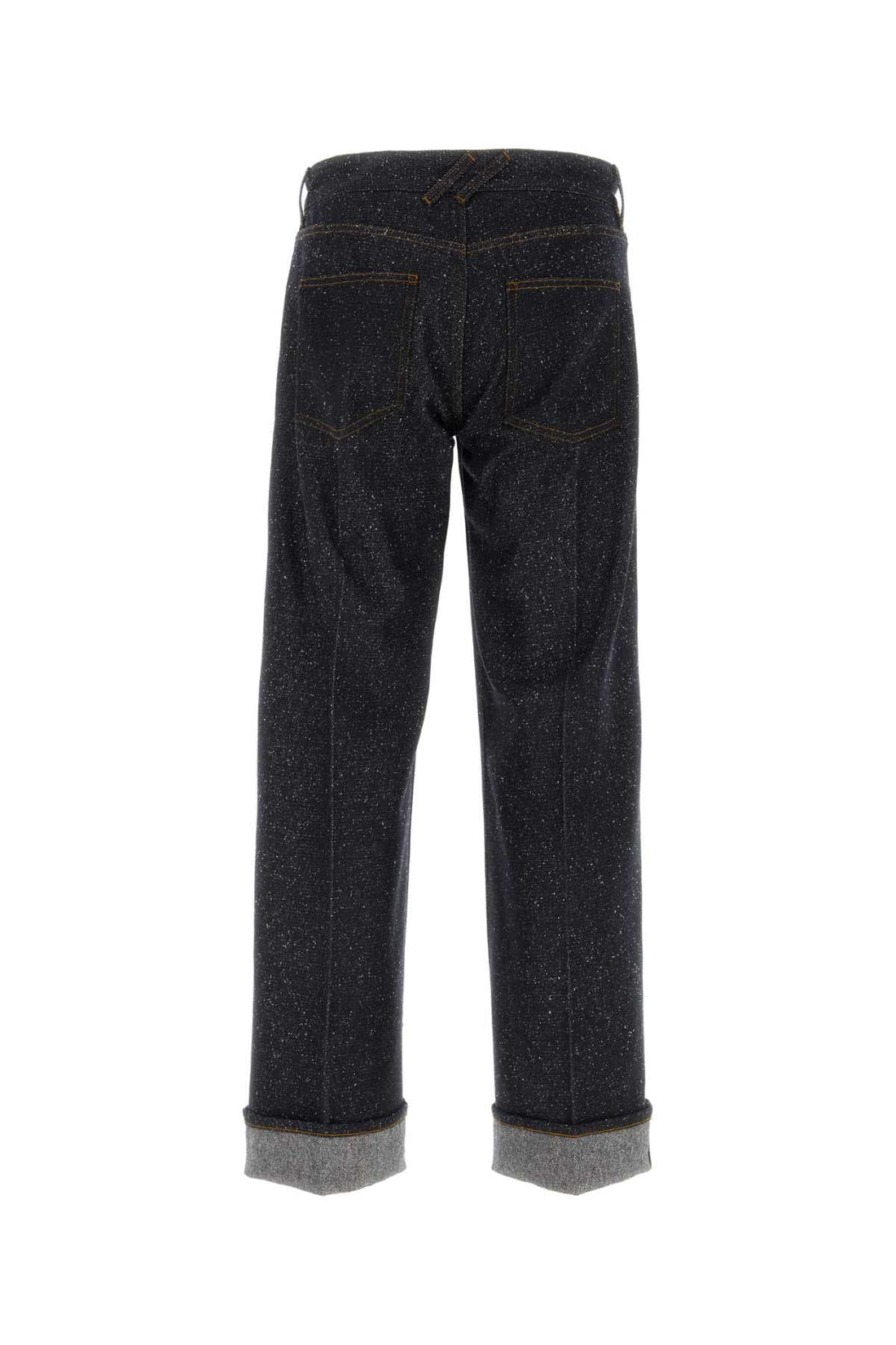Burberry Men Melange Blue Denim Jeans by Luosophy