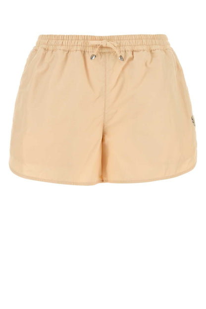 Burberry Women Skin Pink Nylon Blend Shorts by Luosophy