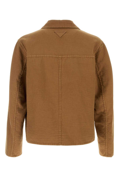 Prada Men Biscuit Cotton Blazer by Luosophy