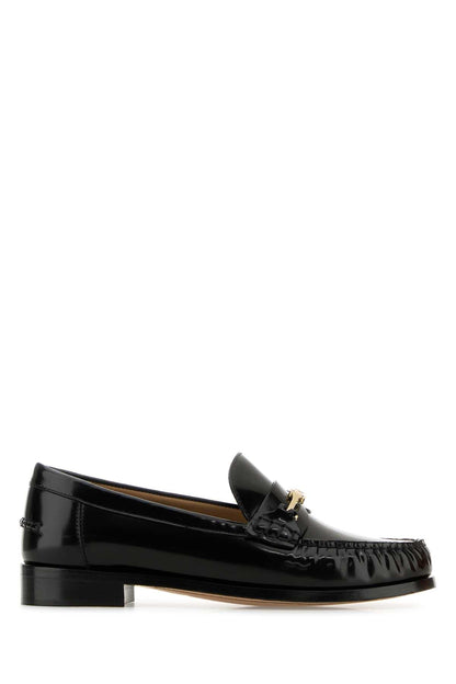 Salvatore Ferragamo Women Black Leather Harry Loafers