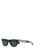 Saint Laurent Men Black Acetate Sl 789 Sunglasses by Luosophy