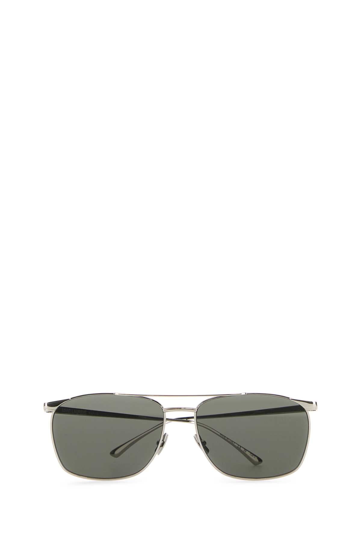 Saint Laurent Men Silver Metal Sl 796 Sunglasses by Luosophy