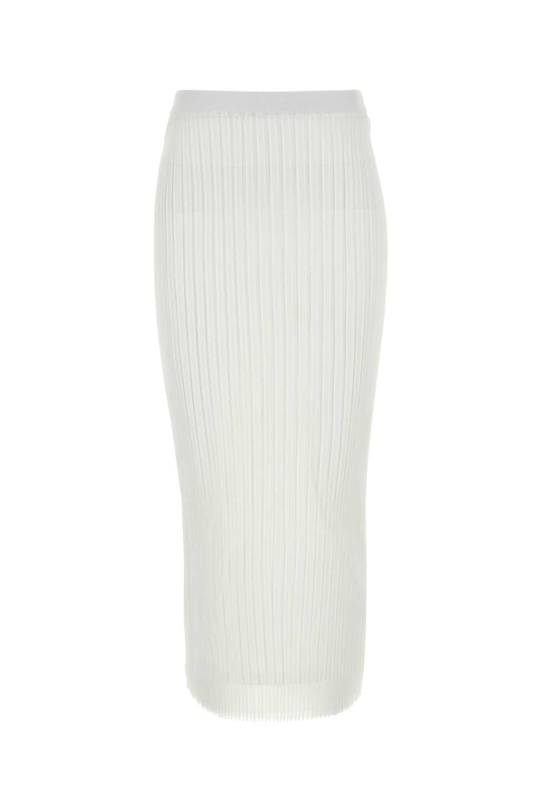 Sportmax Women White Organza Album1234 Skirt by Luosophy