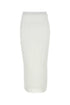 Sportmax Women White Organza Album1234 Skirt by Luosophy