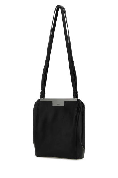 Max Mara Women Black Leather Mmsummer Shoulder Bag by Luosophy