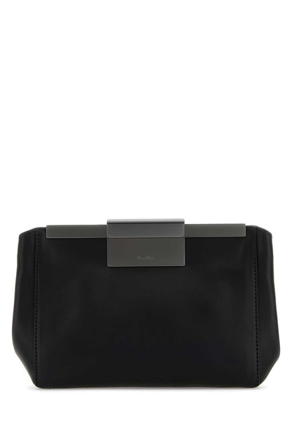 Max Mara Women Black Leather Belt Bag by Luosophy