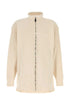 Balenciaga Men Cream Cotton And Polyester Sweater by Luosophy