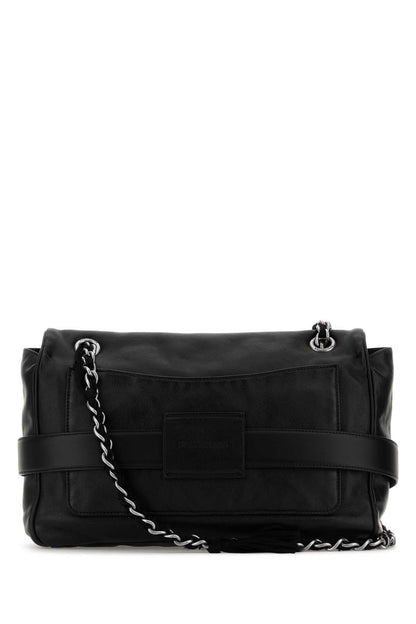 Balenciaga Women Black Leather Modu Shoulder Bag by Luosophy