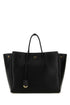 Balenciaga Women Black Leather Carry All Hampton Shopping Bag by Luosophy
