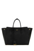 Balenciaga Women Black Leather Small Carry All Hempton Handbag by Luosophy