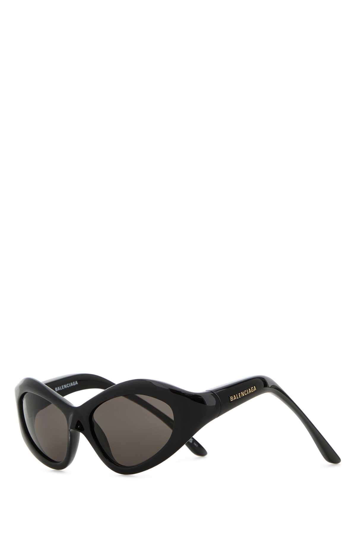 Balenciaga Women Black Nylon Orbit Cat Sunglasses by Luosophy