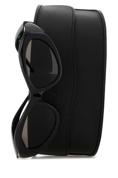 Balenciaga Women Black Nylon Orbit Cat Sunglasses by Luosophy