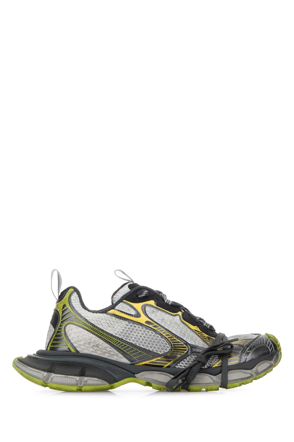 Balenciaga Men Multicolor Mesh And Rubber 3Xl Sneakers by Luosophy