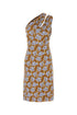 Versace Women Printed Stretch Crepe One-Shoulder Dress by Luosophy
