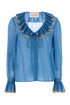 Valentino Garavani Women Printed Silk Blouse by Luosophy