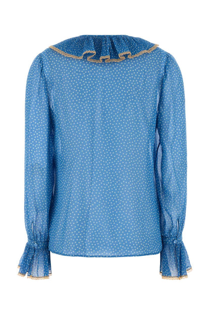 Valentino Garavani Women Printed Silk Blouse by Luosophy