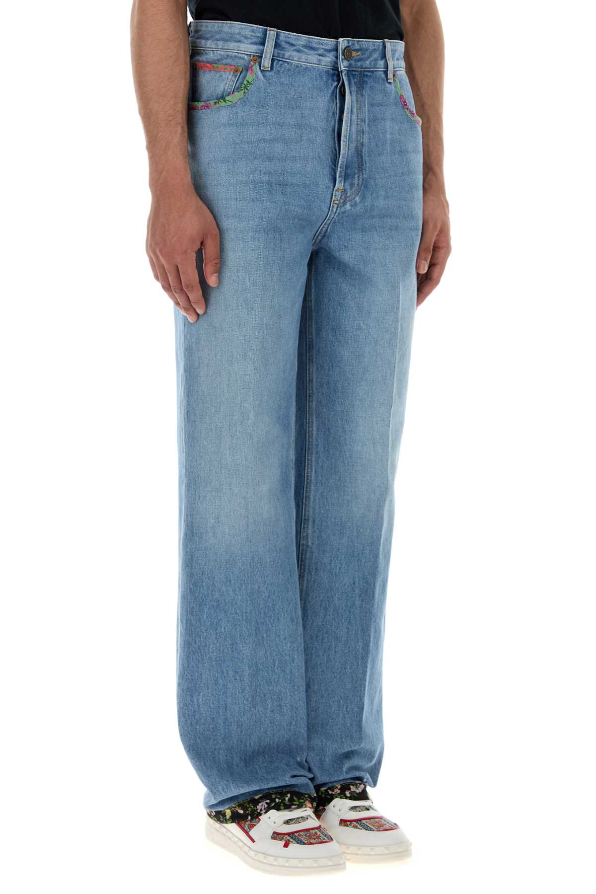 Valentino Garavani Men Denim Jeans by Luosophy