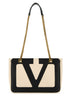 Valentino Garavani Men Ivory Nappa Leather Small Viva Superstar Shoulder Bag by Luosophy