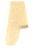 Valentino Garavani Women Cream Stretch Lace Socks by Luosophy