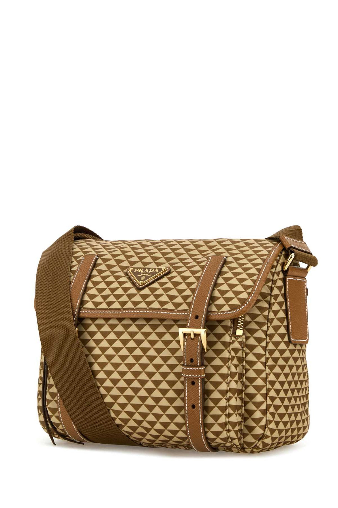 Prada Women Printed Re-Nylon Crossbody Bag by Luosophy