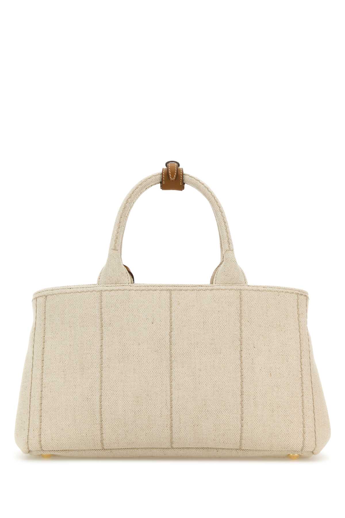 Prada Women Sand Canvas Shopping Bag by Luosophy