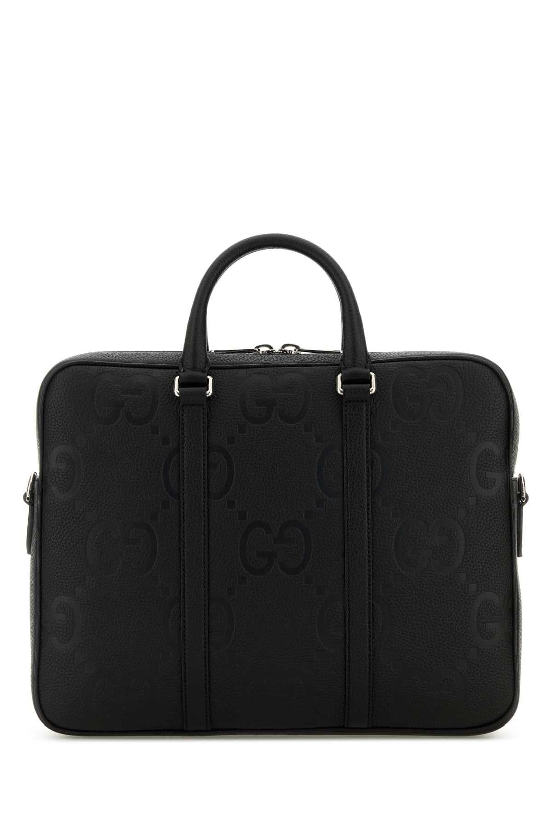 Gucci Men Black Leather Briefcase by Luosophy
