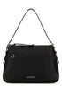 Gucci Women Black Leather Medium Gg Emblem Shoulder Bag by Luosophy