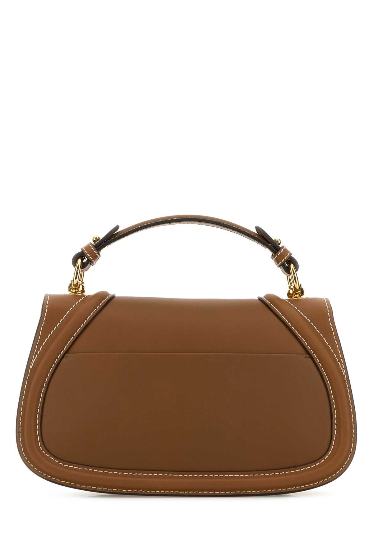 Gucci Women Caramel Leather Gucci Blondie Shoulder Bag by Luosophy