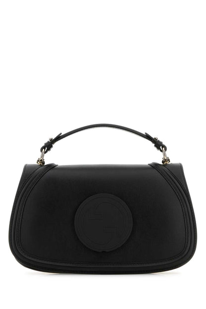 Gucci Women Black Leather Gucci Blondie Handbag by Luosophy