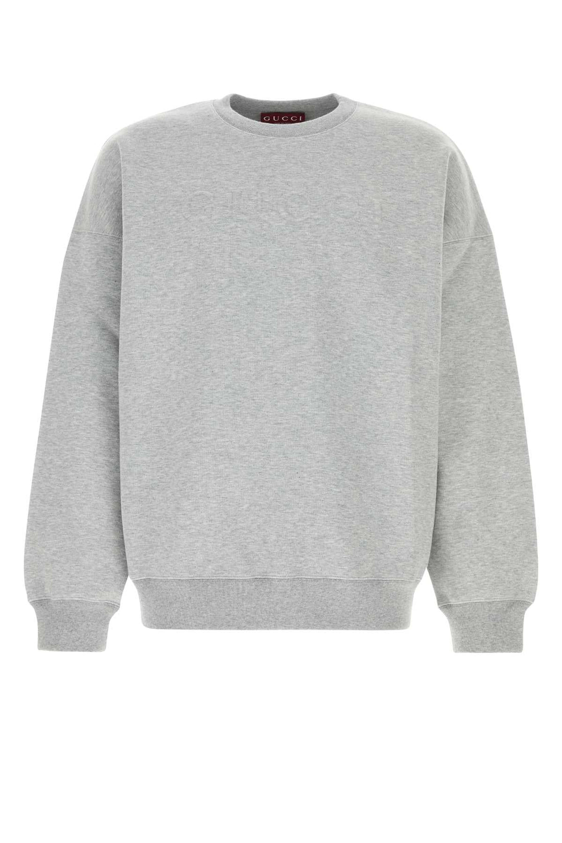 Gucci Men Grey Cotton Blend Oversize Sweatshirt by Luosophy