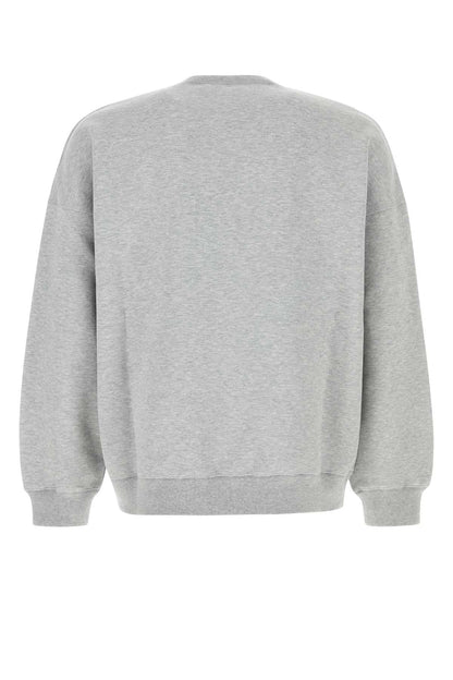 Gucci Men Grey Cotton Blend Oversize Sweatshirt by Luosophy