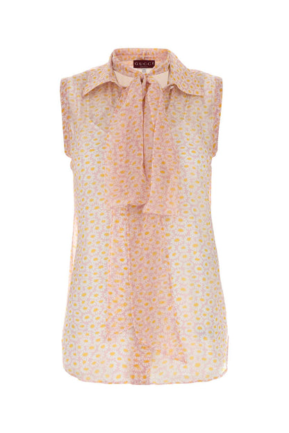 Gucci Women Printed Crepe Shirt by Luosophy