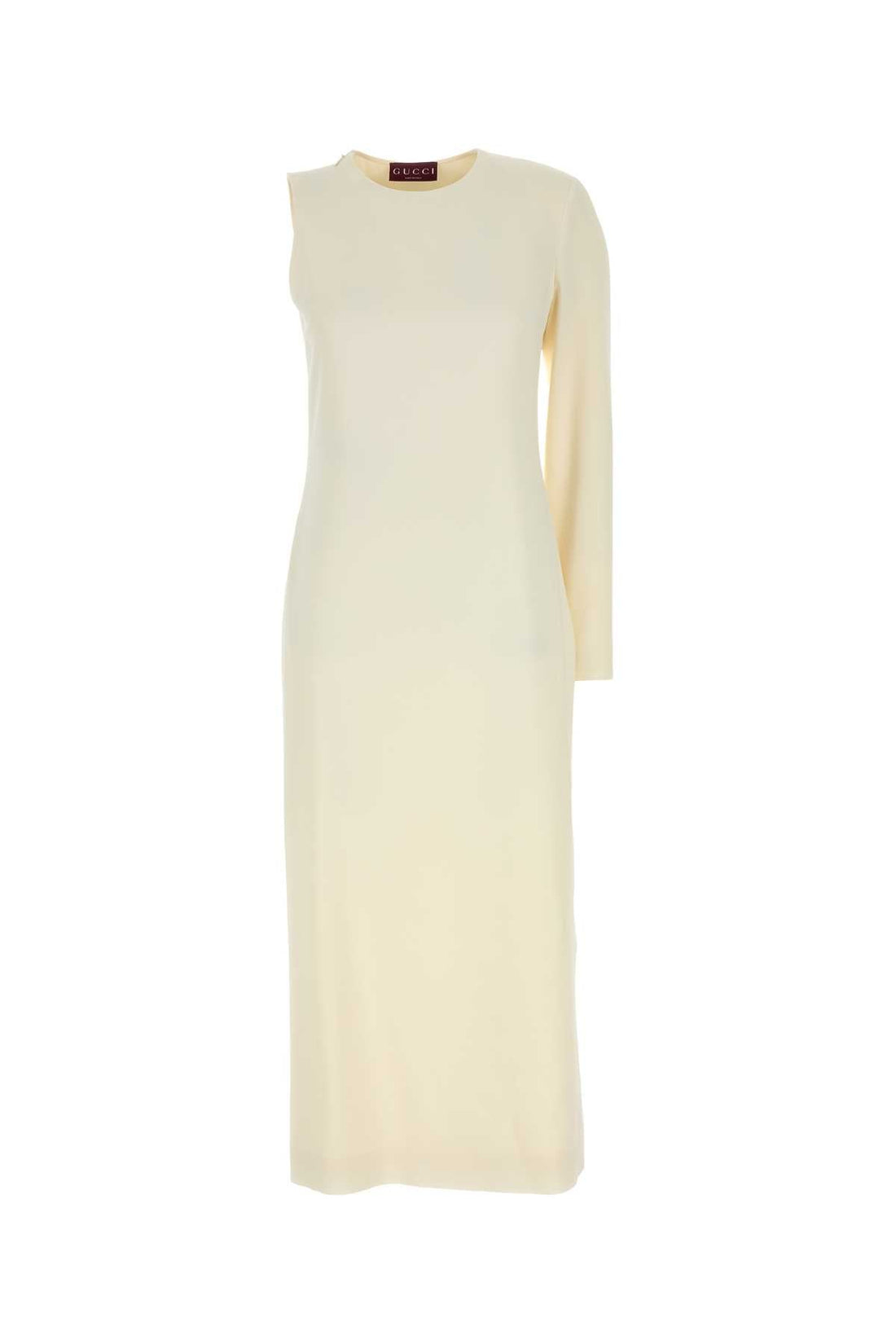 Gucci Women Ivory Sable One-Shoulder Dress by Luosophy