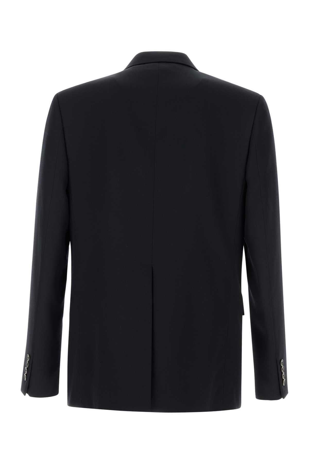 Gucci Men Midnight Blue Wool Blazer by Luosophy