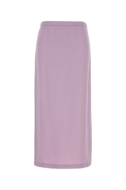 Gucci Women Lilac Crepe Skirt by Luosophy
