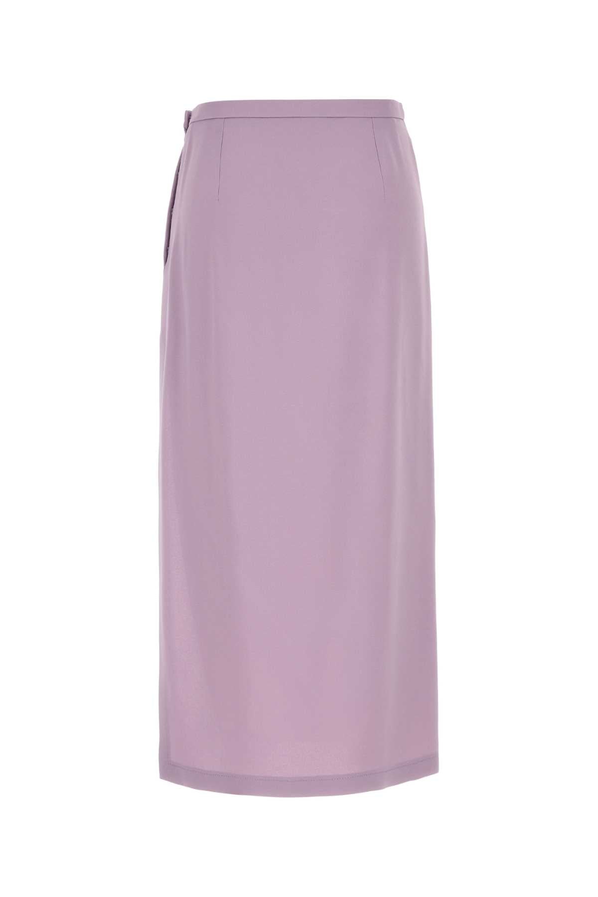 Gucci Women Lilac Crepe Skirt by Luosophy
