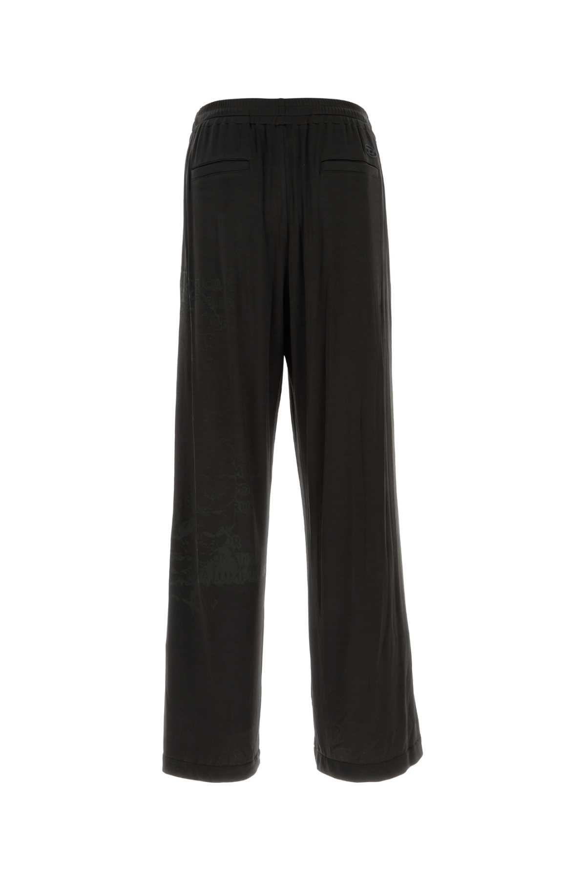 Diesel Men Black Stretch Acetate P-Jester Pant by Luosophy