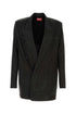 Diesel Men Black Stretch Acetate J-Pekka Blazer by Luosophy