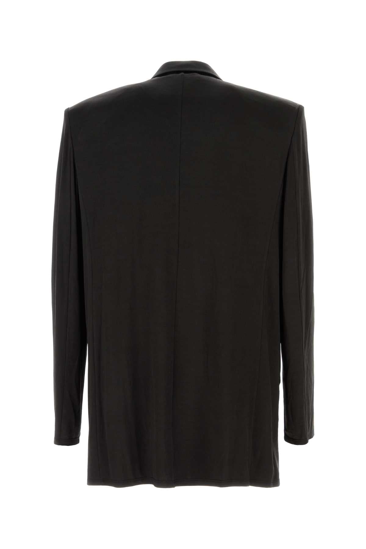 Diesel Men Black Stretch Acetate J-Pekka Blazer by Luosophy