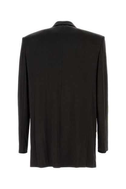 Diesel Men Black Stretch Acetate J-Pekka Blazer by Luosophy