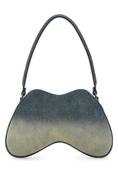 Diesel Women Denim Double-D Shoulder Bag by Luosophy